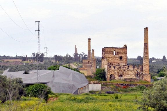 Vista del complejo minero de La Tortilla. 