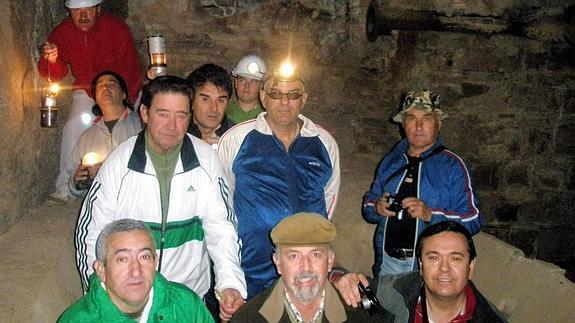 Una de las visitas guiadas al patrimonio minero de Linares.  