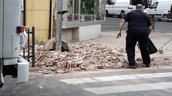 Los destrozos del terremoto en Melilla