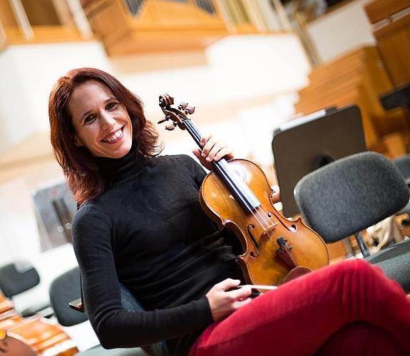 «Era de noche y estaba nerviosa, pero el violín me conquistó»