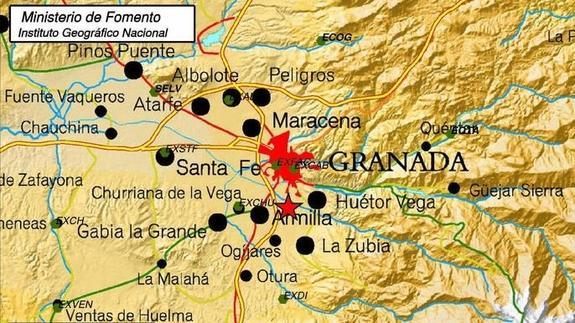 Imagen del Instituto Geográfico Nacional.