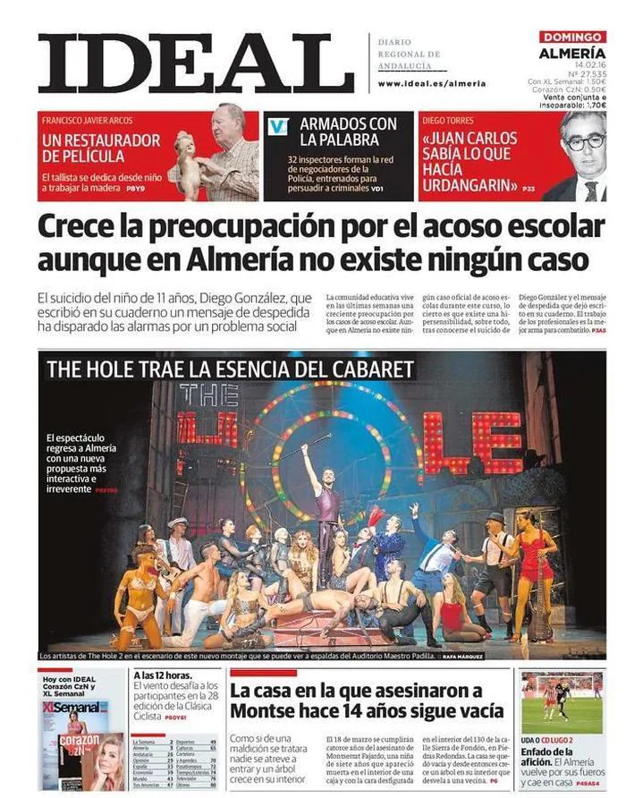 Hoy, 14 de febrero, en la edición impresa de IDEAL