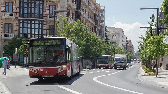 Las líneas SN1 y SN4 pasarán por Gran Vía desde el domingo