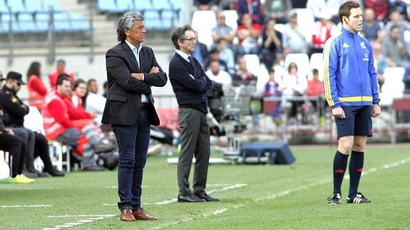 Néstor Gorosito y Fernando Vázquez con una pose similar. 