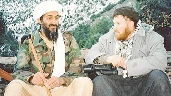 Bin Laden, que fue abatido en mayo de 2011, junto a Setmarian.