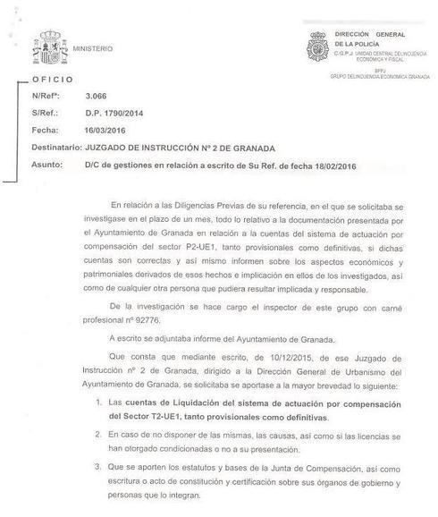 El informe de la UDEF que avanzó hace 24 horas IDEAL sobre el 'caso Serrallo'