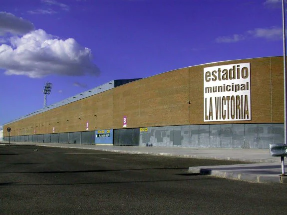 Imagen del Estadio de La Victoria, sede del equipo del Real Jaén. 