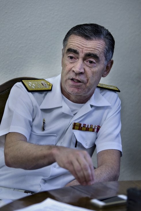 El almirante general Fernando García Sánchez.
