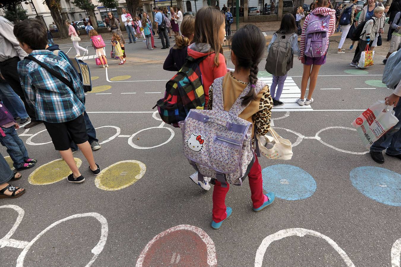 Imagen de archivo del patio de un colegio.