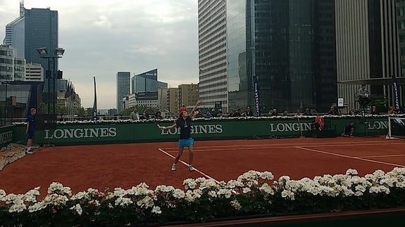 María Dolores López no entiende de favoritismos y se planta en cuartos de final de Roland Garros sub-13