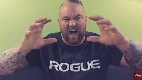 'La Montaña' de Juego de Tronos a Cristiano Ronaldo: "Si metes a Islandia te aplasto la cabeza"