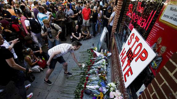 Muestras de apoyo y solidaridad en Orlando. 