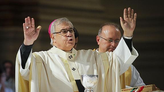 El arzobispo de Granada, Javier Martínez. 