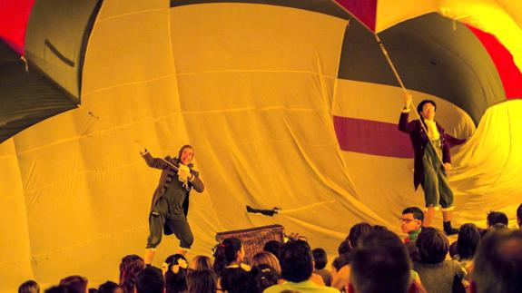 Una tripulación voladora sin moverse del sitio