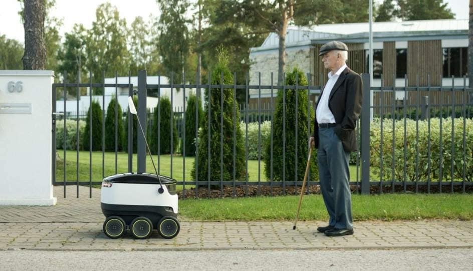 Los robots que pueden 'despedir' a los repartidores de comida