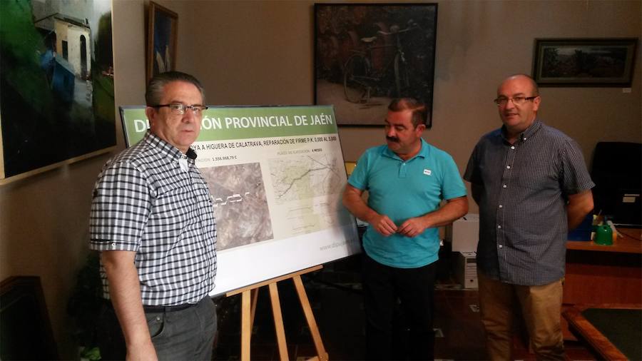 Diputación invertirá 1,5 millones de euros en la principal vía de acceso a Higuera de Calatrava