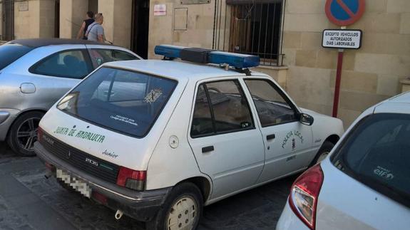 Denuncian el "bólido" que utiliza la Policía Local de Sabiote