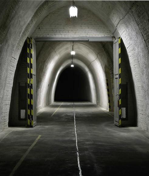 Entrada al búnker alemán de Rothenstein.