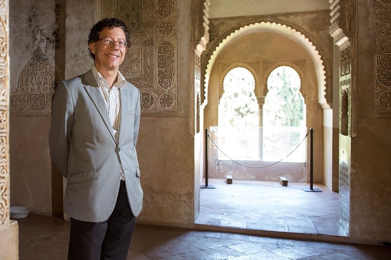 Reynaldo Fernández, en la Alhambra 