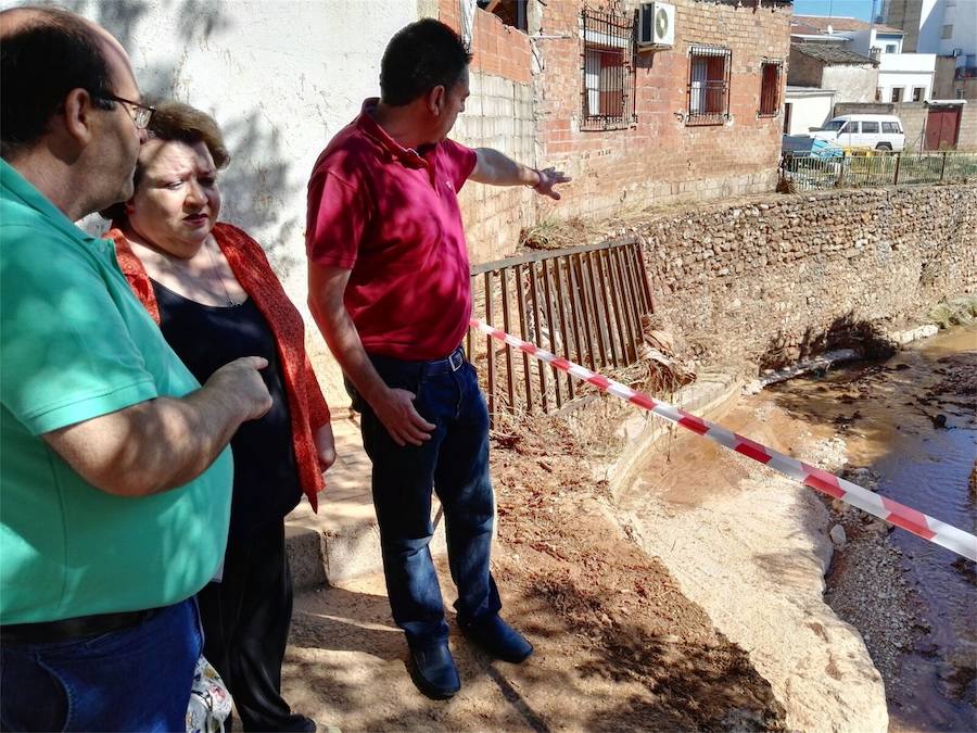 La Diputación colaborará en la limpieza y valoración de daños tras las lluvias en Arroyo del Ojanco y Cárcheles