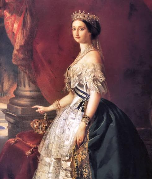 Eugenia de Montijo, emperatriz de Francia. 