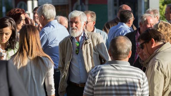 Francisco C. J., a su llegada a los juzgados el primer día del juicio. 
