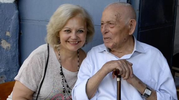 Juanico 'Arenque' junto a su hija