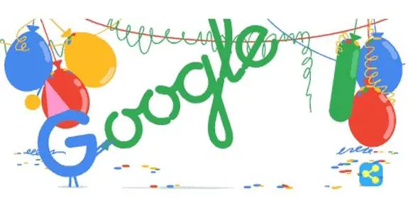 ¡Felicidades Google! El doodle de los 18 años más divertidos