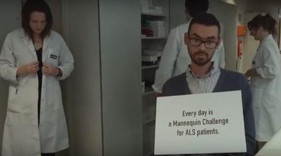 El 'Mannequin Challenge' con un enfermo de ELA que nunca acaba