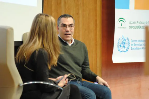 Ramón Arroyo, durante su intervención.