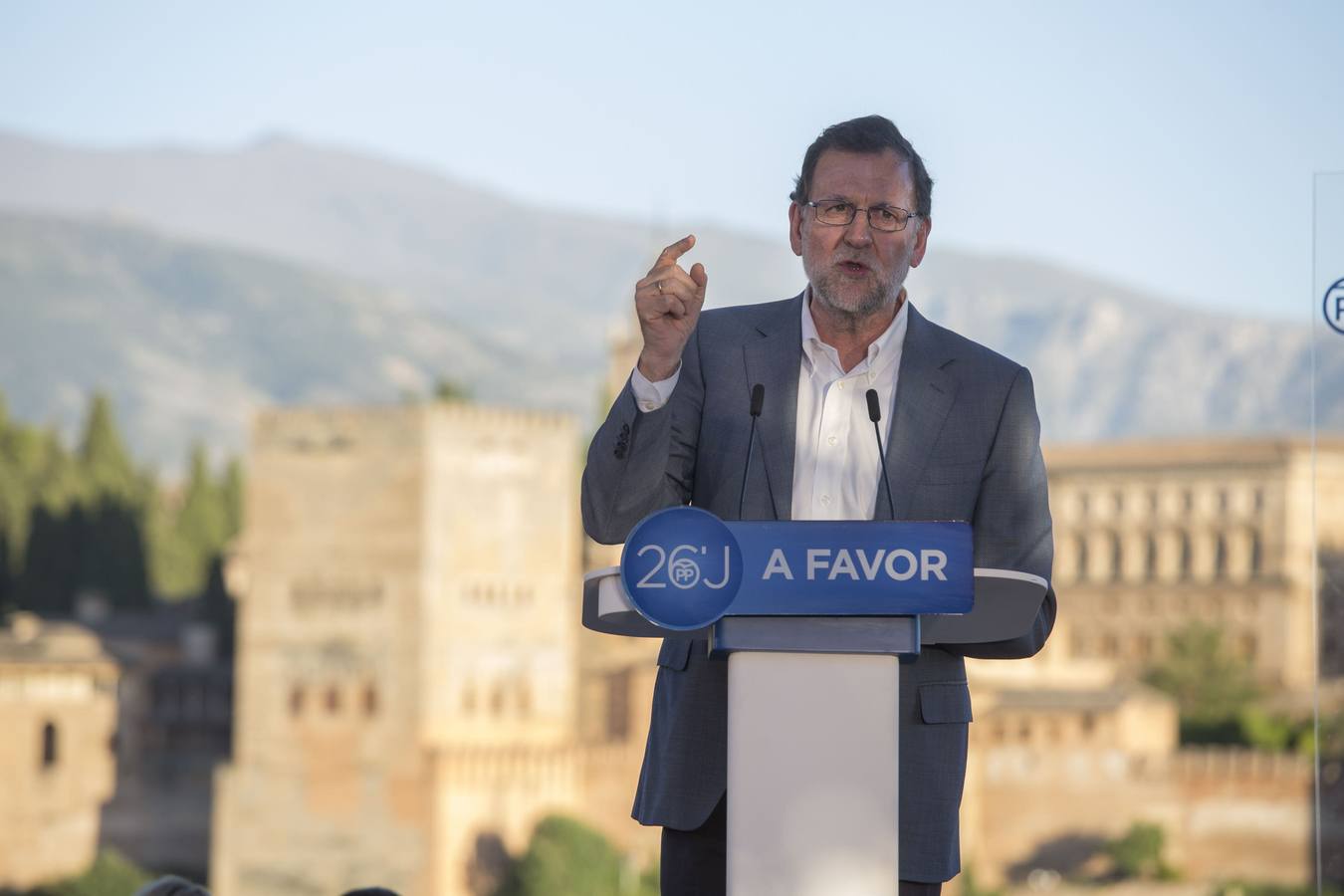 Rajoy, en un mitin en Granada.
