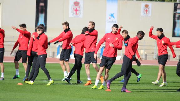 Chuli y José Ángel trabajan al margen en la UD Almería