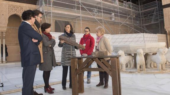 La Junta abordará la rehabilitación integral y por fases del Patio de los Leones