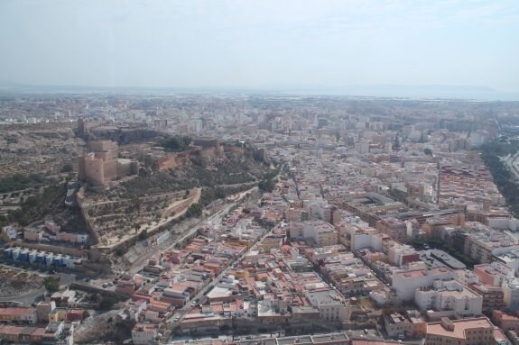 Vista de la ciudad de Almería.