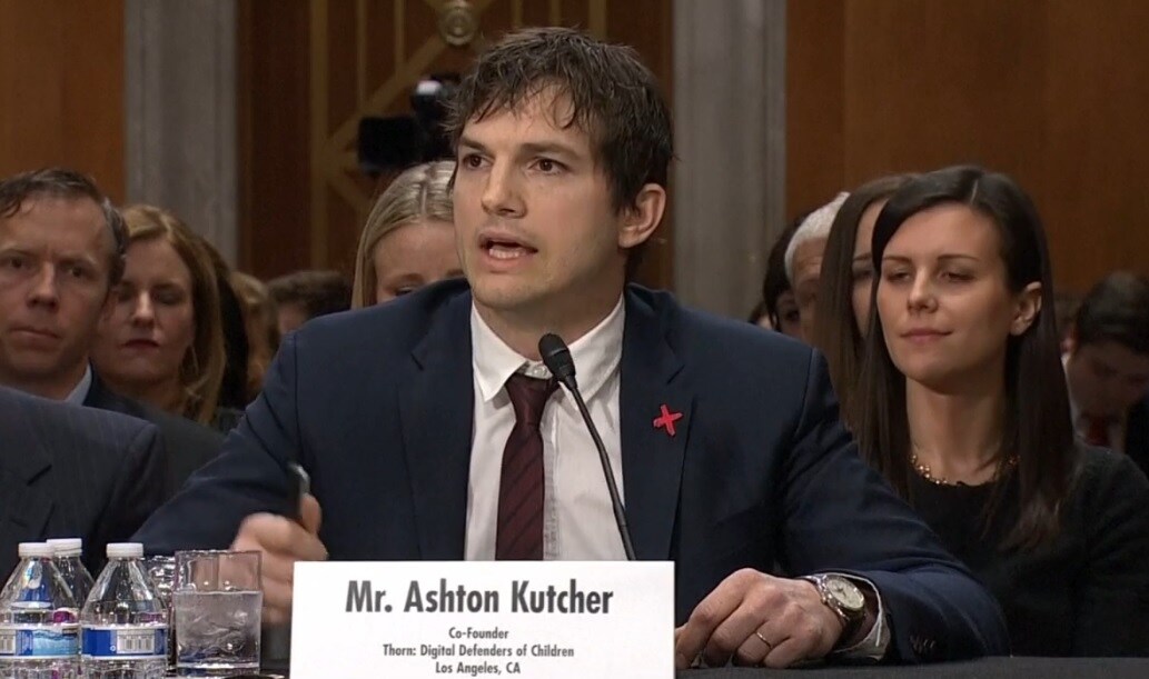 El emotivo discurso de Ashton Kutcher contra la explotación sexual de menores