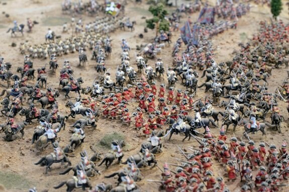 La Batalla de Almansa, de la  Guerra de Sucesión Española,  es la joya del museo L'Iber. 