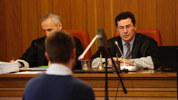 'Daniel', durante su declaración en la sala 