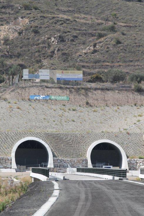 Túneles tapiados de Sorbas, en la Línea de Alta Velocidad entre Murcia y Almería.
