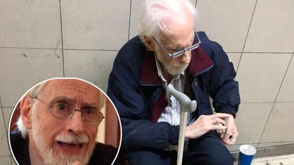 De periodista estrella a pedir en el metro tras recibir una paliza