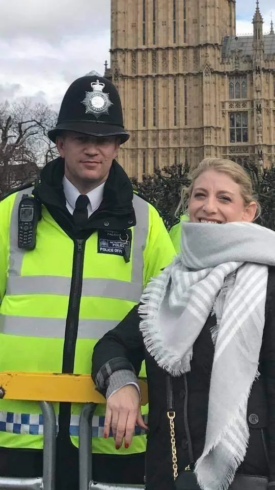 La última foto del policía asesinado en Londres 45 minutos antes de morir