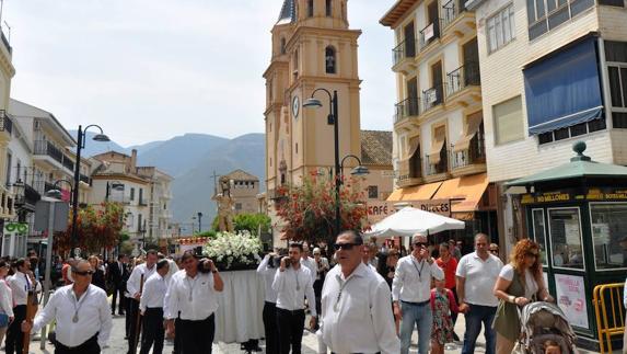 Órgiva recuperó la procesión del Domingo de Resurrección tras más de 70 años sin celebrarse