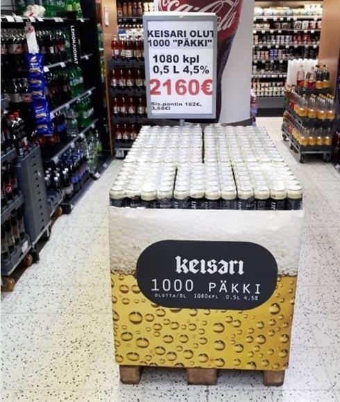 Una marca de cerveza hace un pack de 1.080 cervezas y arrasa