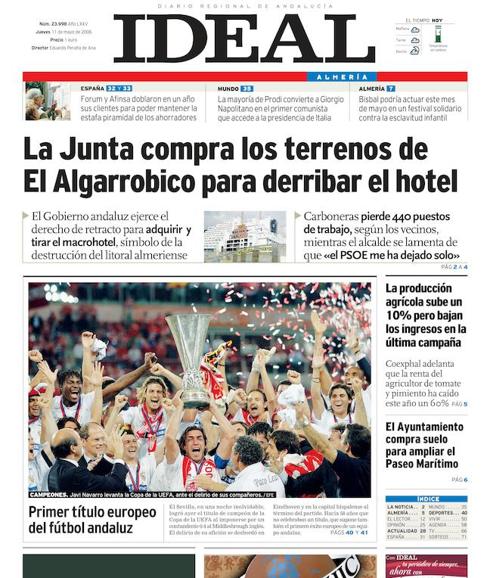 La Junta compra los terrenos de El Algarrobico para derribar el hotel