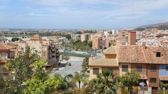 Vistas de Motril, de la zona de la Rambla de los Álamos