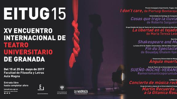 Ocho compañías participan en el XV Encuentro Internacional de Teatro Universitario de Granada