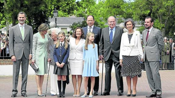 Comunión familiar para Sofía