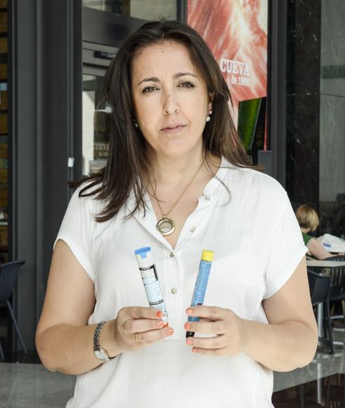 Mercedes siempre va con la adrenalina para su hija. 