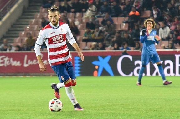 Gastón Silva, en un partido. 