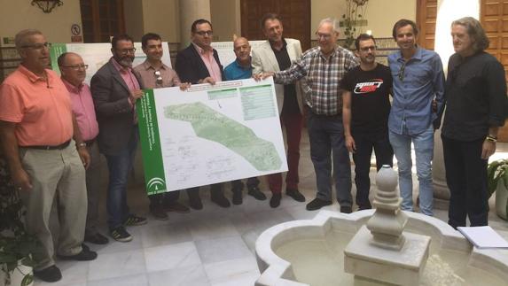 Fomento presenta la primera fase de la vía ciclista urbana de Jaén
