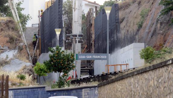 Uno de los tramos en obras visitado por IDEAL en Loja